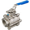 Ball valve Type: 7442 Stainless steel/TF 4103/FPM (FKM) Full bore Handle Class 600 Internal thread (BSPP) 2" (50)